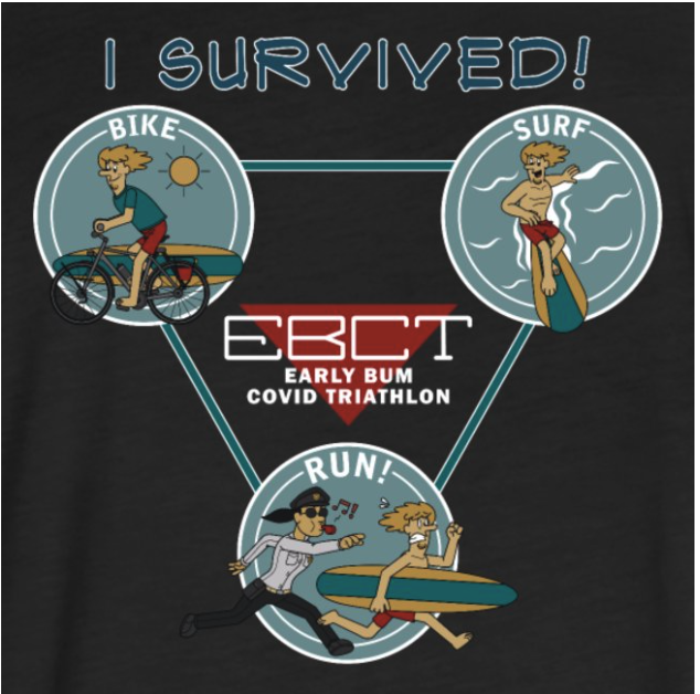 surf shops sold out - did you run the early bum covid triathlon?