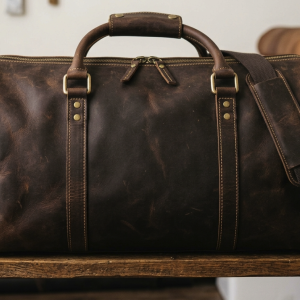 The Ultimate leather duffel by Jomo